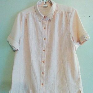 Boca Bay Women's Short Sleeve Button Front Shirt.